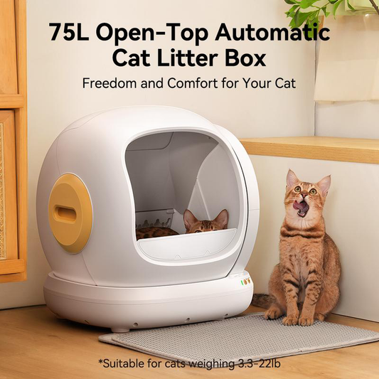 75L Self-Cleaning Cat Litter Box