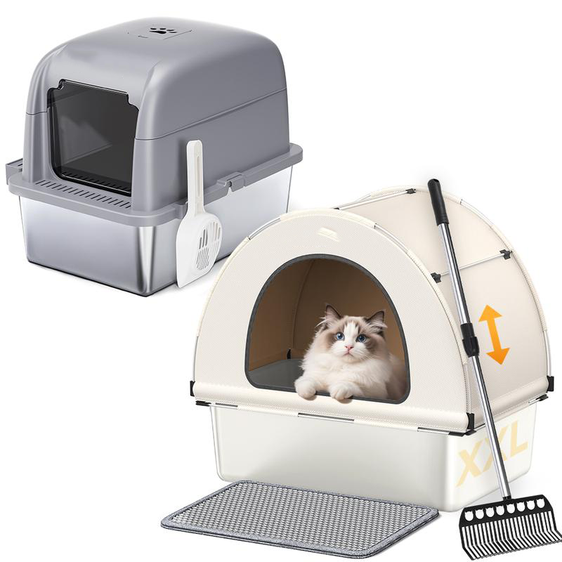 Detachable Stainless Litter Box