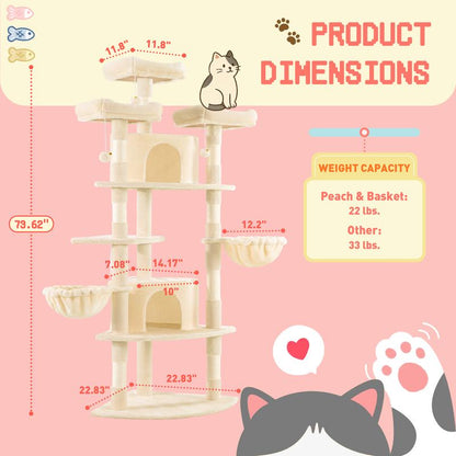 Compact Climber Cat Tree