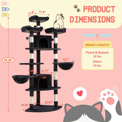 Compact Climber Cat Tree