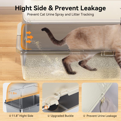 Detachable Stainless Litter Box