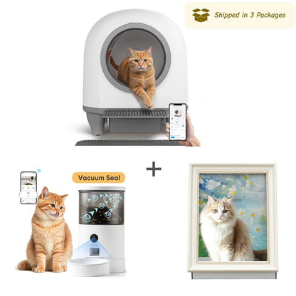 Low-Noise Auto-Cleaning Cat Box