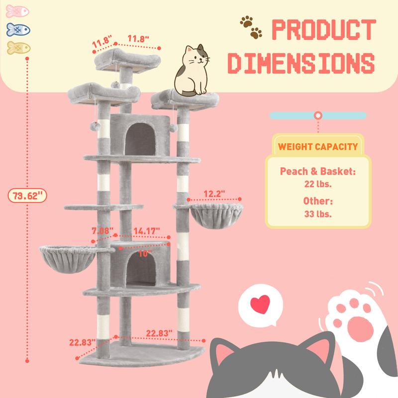 Compact Climber Cat Tree
