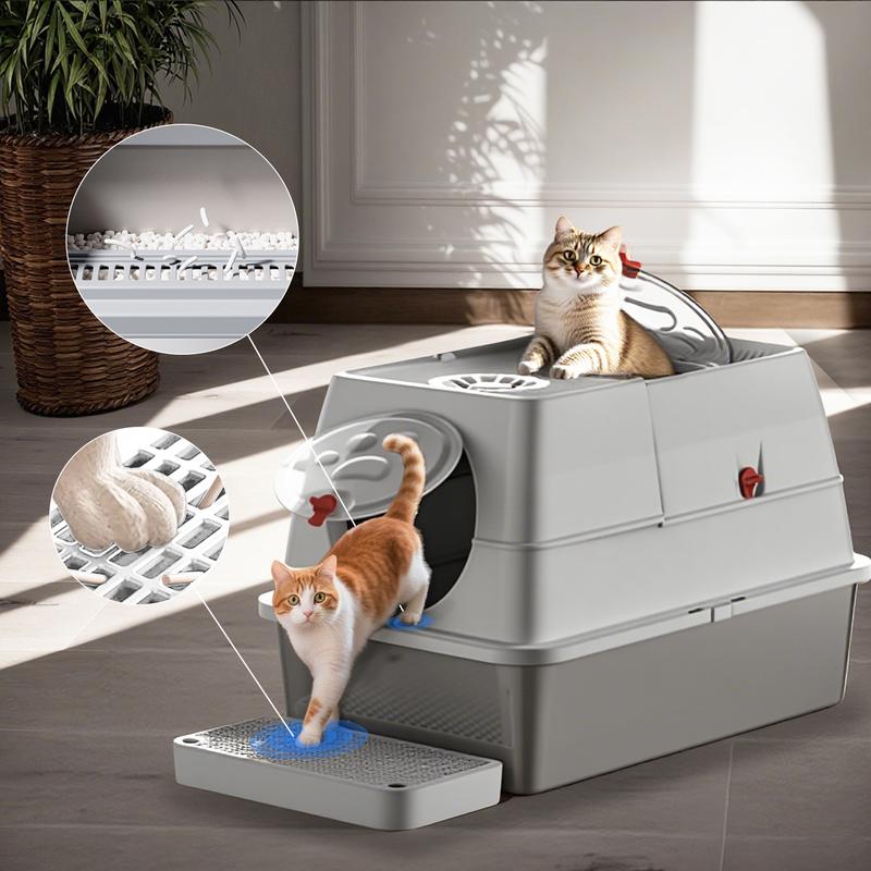 High-Wall Stainless Litter Box