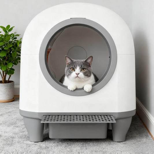 Low-Noise Auto-Cleaning Cat Box