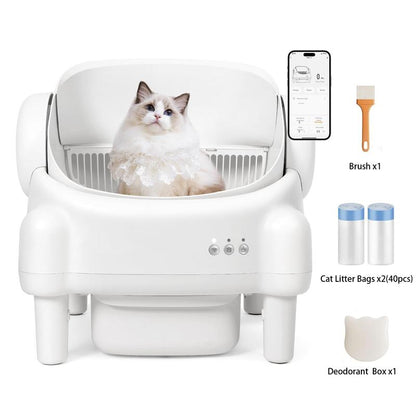Open-Top Cat Litter System