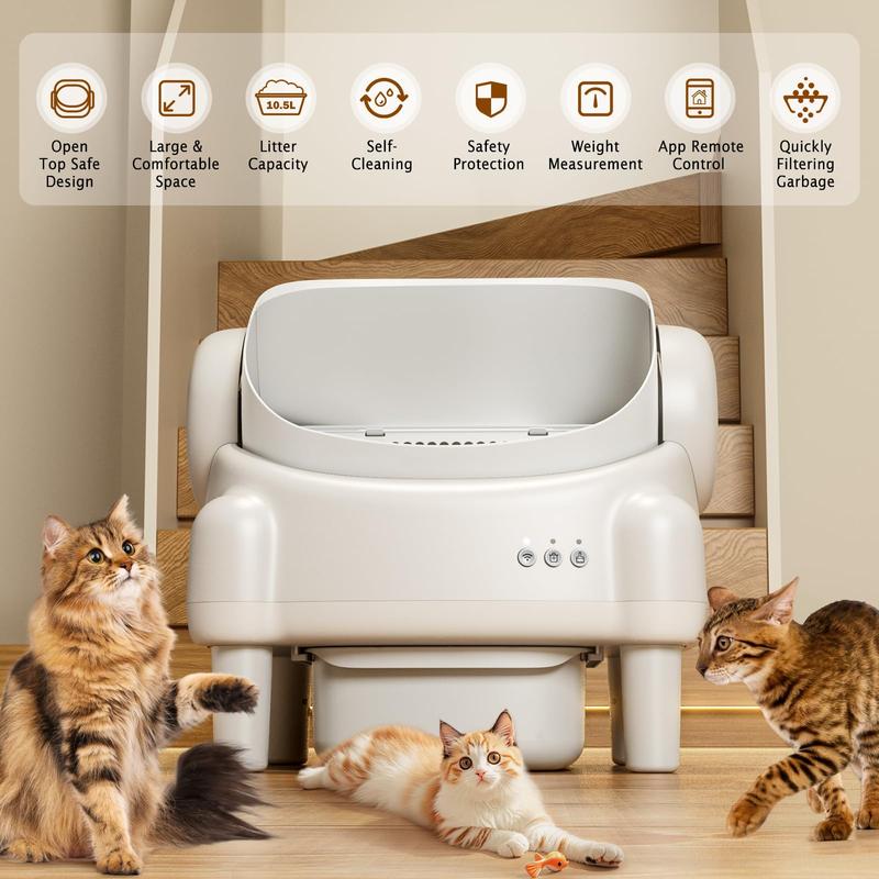 Open-Top Cat Litter System