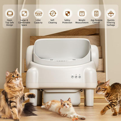 Open-Top Cat Litter System