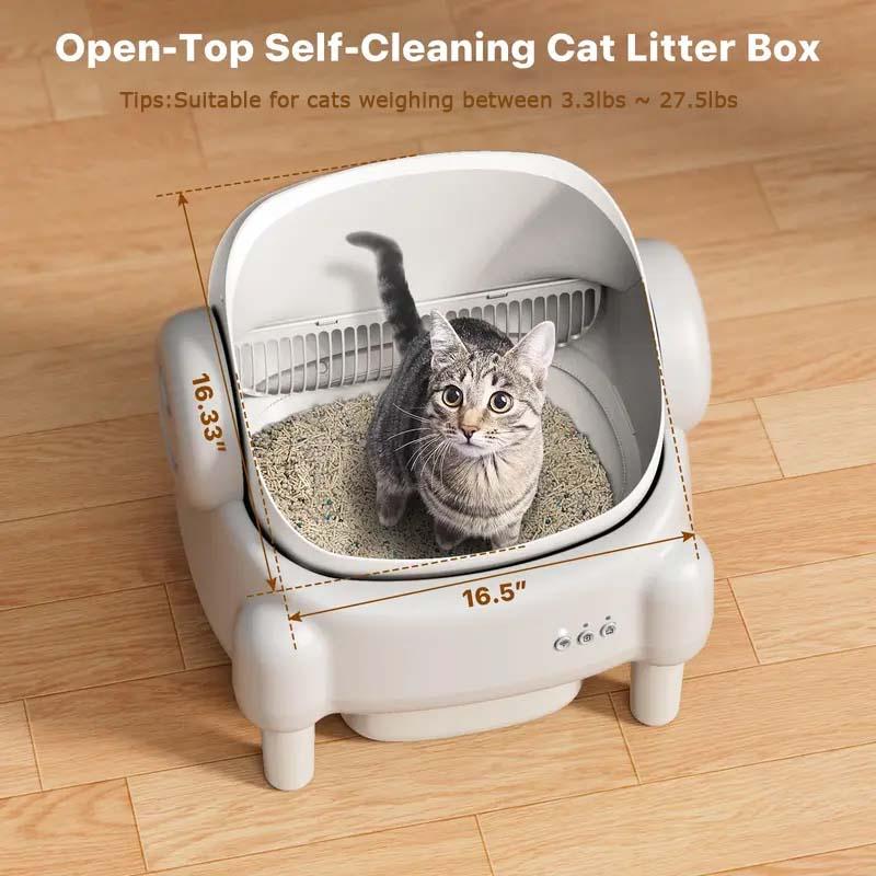 Open-Top Cat Litter System