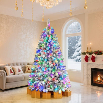 Snowy Bright Holiday Tree
