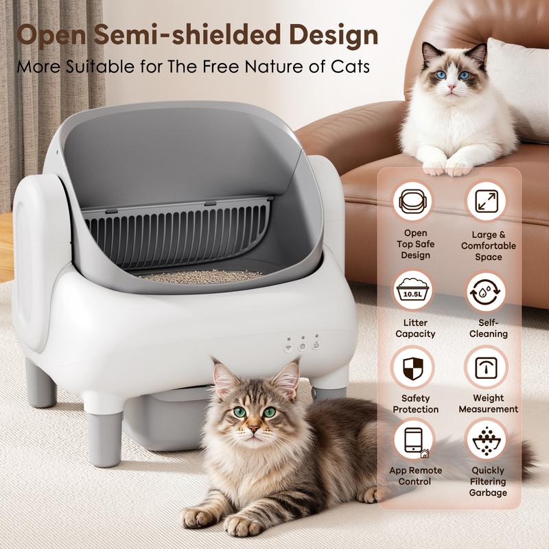 Smart Odor-Control Litter Box