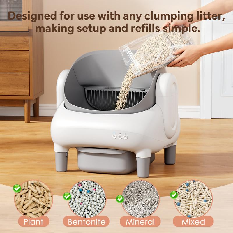 Smart Odor-Control Litter Box