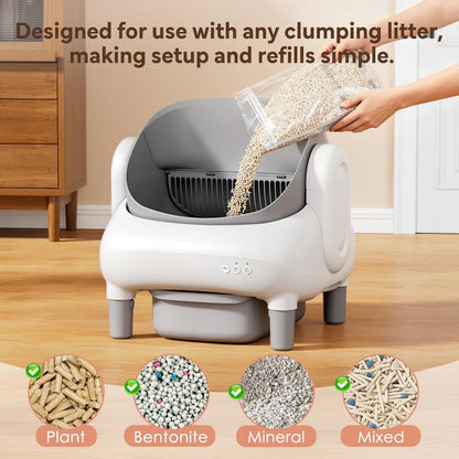 Smart Odor-Control Litter Box