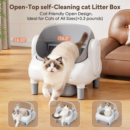 Smart Odor-Control Litter Box