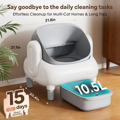 Smart Odor-Control Litter Box