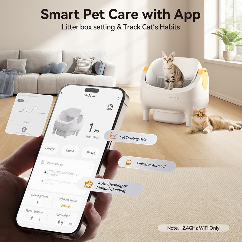 Smart Self-Cleaning Litter Box