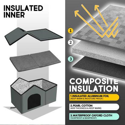 SelfWarming Outdoor Cat Haven