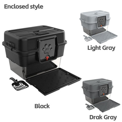 High-Wall Stainless Litter Box