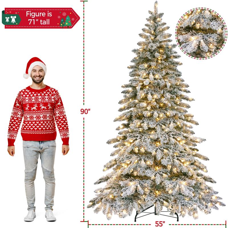 Lush Pre-Lit Christmas Tree