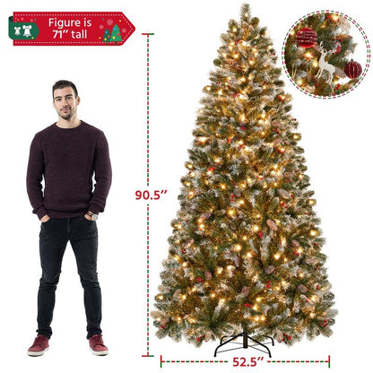 Lush Pre-Lit Christmas Tree