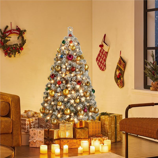 Lush Pre-Lit Christmas Tree