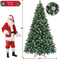 Pinecones no lights-7.5FT