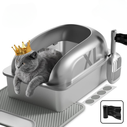 EasyClean Stainless Cat Box Set